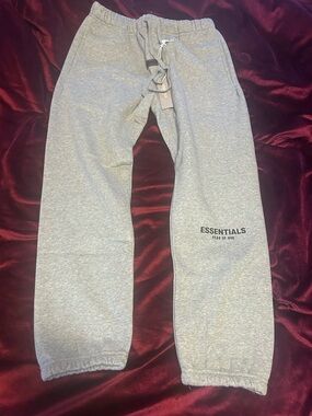 Fear of God Essentials Kids Heather Gray Sweatpants
